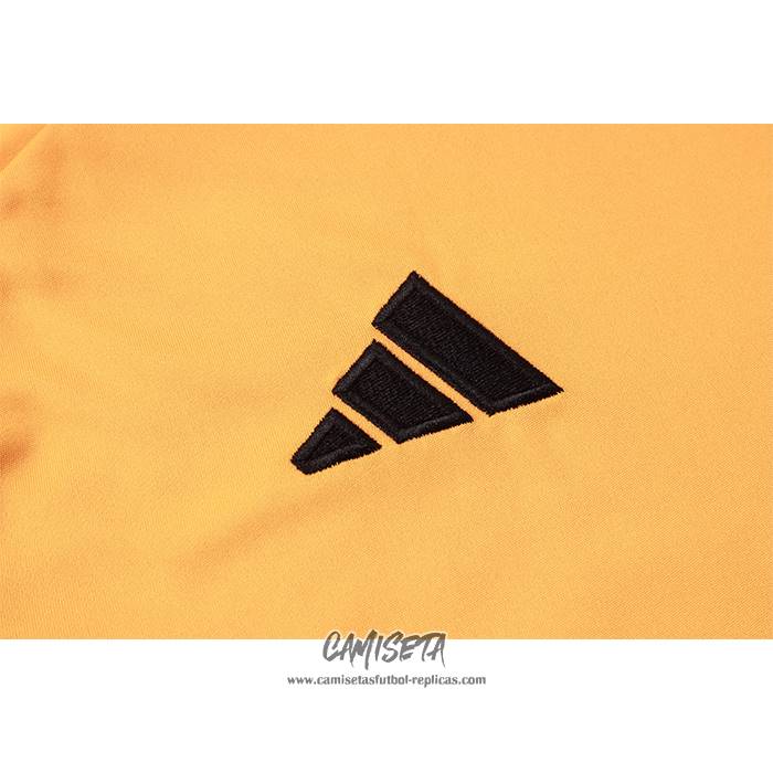 Chandal del Real Madrid 2024-2025 Manga Corta Amarillo - Pantalon Corto